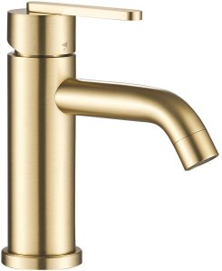 Bateria umywalkowa Rea Ontario Złota Szczotkowana Niska 6