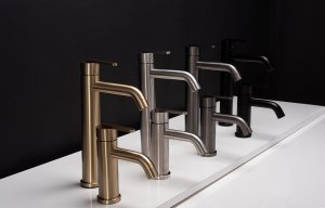 Bateria umywalkowa Rea Ontario Czarna Wysoka 4