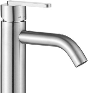 Bateria umywalkowa Rea Ontario Nikiel Szczotkowany Wysoka 6