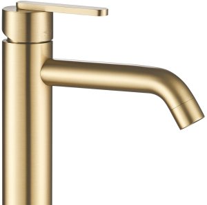 Bateria umywalkowa Rea Ontario Złota Szczotkowana Wysoka 6