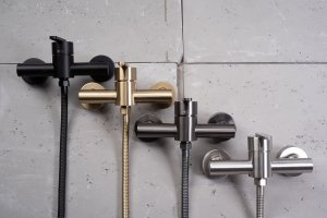 Bateria prysznicowa REA Ontario ZŁOTA SZCZOTKOWANA 7