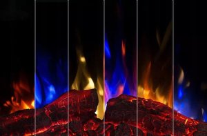 Aflamo Wkład TOWER 61, wkład elektryczny LED AFLAMO PLUS z DŹWIĘKIEM 9