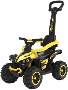 BM JEŹDZIK Z RĄCZKĄ MEGA ŻÓŁTY QUAD 8596164159217 1