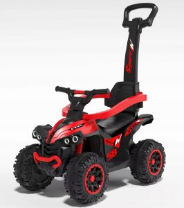BM JEŹDZIK Z RĄCZKĄ MEGA CZERWONY QUAD 8596164148204 1