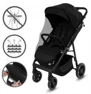 KIDWELL WÓZEK SPACEROWY ENZO BLACK 5906601700521 5