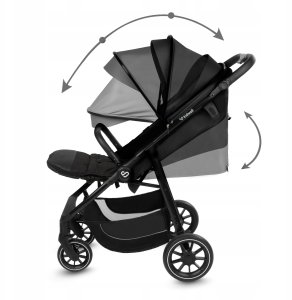 KIDWELL WÓZEK SPACEROWY ENZO BLACK 5906601700521 7