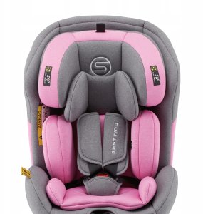 FOTELIK SAMOCHODOWY SESTTINO HEXAGON PINK PRO I-SIZE 0-36 KG 40-150 5