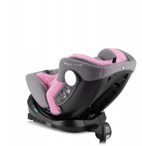 FOTELIK SAMOCHODOWY SESTTINO HEXAGON PINK PRO I-SIZE 0-36 KG 40-150 6