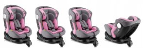 FOTELIK SAMOCHODOWY SESTTINO HEXAGON PINK PRO I-SIZE 0-36 KG 40-150 9