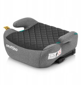 FOTELIK SAMOCHODOWY SESTTINO XBOOSTER GRAY-BLACK I-SIZE 125-150 cm 3