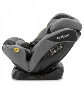 FOTELIK SAMOCHODOWY SESTTINO SECURE PRO GRAY 0-36 KG 40-150cm 4