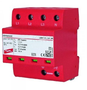 Ogranicznik przep. AC DEHNshield TNS 255, 4P Typ I+II 1