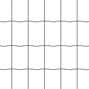 vidaXL Płot Euro z 5 U-Postami Szary 0.6x10 m Stal 7