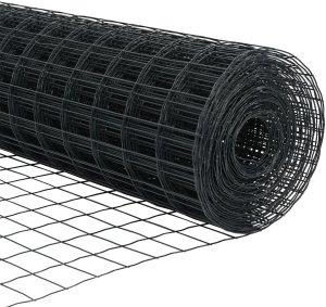 vidaXL Płot Euro z 5 U-Postami Szary 0.6x10 m Stal 8