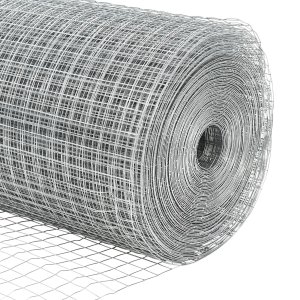 vidaXL Ogrodzenie z drutu spawanego z 13 przyporami 1.6x25 m ocynkowana stal 10