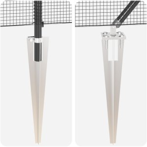vidaXL Ogrodzenie spawane z 7 kotwami Szare 1,2x10 m Stal 8