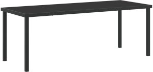 vidaXL Zestaw 9 częściowy z poduszkami  czarny polirattan 5