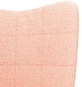 vidaXL Fotel relaksacyjny Różowy z włóknem podobnym do wełny 7