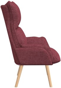 vidaXL Fotel relaksacyjny w kolorze winogronowym 5