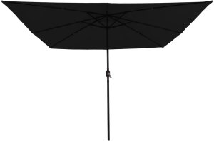 vidaXL Kwadratowy parasol ogrodowy z Lampkami LED 295x245 cm czarny (42003666) 4