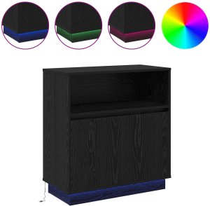 vidaXL Bufety & Szafki boczne Czarny dąb Średni 4