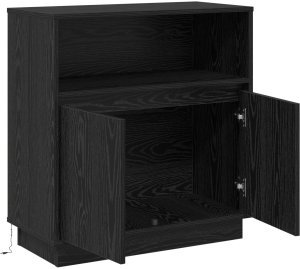vidaXL Bufety & Szafki boczne Czarny dąb Średni 6