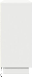 vidaXL Białe sideboard z LED, 90x32x75 cm, z drewna inżynieryjnego 8