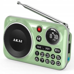RADIO AKAI APR-500 USB, BT, TF, AKU, funkcja nagrywania 1