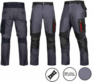 Spodnie Robocze Do Pasa Bhp Ultratech Mocne Wygodne Ripstop Stretch Grey 56 Procera Ultratech G Sp 56 5908274533529 1
