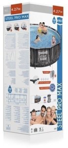 Frame pool BESTWAY Steel Pro Max, gray, 13030 l, 427 x 107 cm, 8