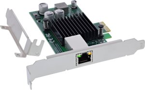 Karta sieciowa InLine ® Gigabit karta sieciowa, 1x RJ45 1 Gb/s, PCIe x1, PoE+ 2