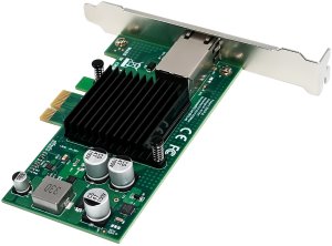 Karta sieciowa InLine ® Gigabit karta sieciowa, 1x RJ45 1 Gb/s, PCIe x1, PoE+ 5