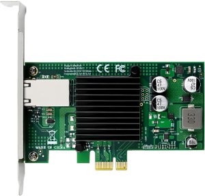 Karta sieciowa InLine ® Gigabit karta sieciowa, 1x RJ45 1 Gb/s, PCIe x1, PoE+ 6