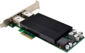 Karta sieciowa InLine ® Dual Gigabit karta sieciowa 2x RJ45 1 Gb/s PCIe x4 PoE+ 3