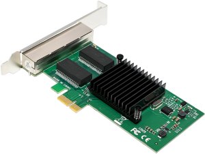 Karta sieciowa InLine ® Quad Gigabit karta sieciowa 4x RJ45 1 Gb/s PCIe x1 4
