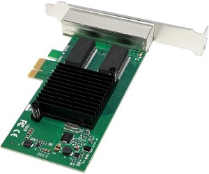 Karta sieciowa InLine ® Quad Gigabit karta sieciowa 4x RJ45 1 Gb/s PCIe x1 5