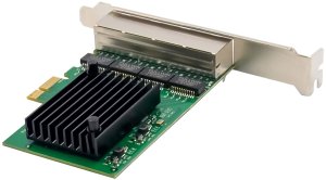 Karta sieciowa InLine ® Quad Gigabit karta sieciowa 4x RJ45 1 Gb/s PCIe x1 5