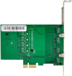 Karta sieciowa InLine ® Quad Gigabit karta sieciowa 4x RJ45 1 Gb/s PCIe x1 7