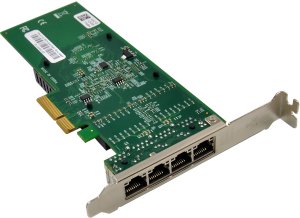 Karta sieciowa InLine ® Quad Gigabit karta sieciowa 4x RJ45 1 Gb/s PCIe x4 3