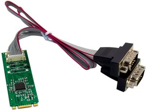 InLine® Schnittstellenkarte M.2 zu 2x seriell 9pol Stecker 5