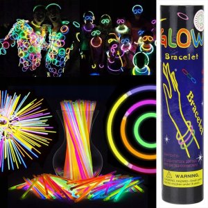 Pałeczki fluorescencyjne świecące 100 sztuk 1