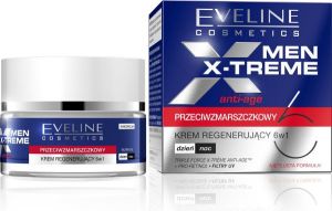 Eveline Men X-Treme Przeciwzmarszczkowy krem regenerujący 6w1 na dzień i na noc 50 ml 1