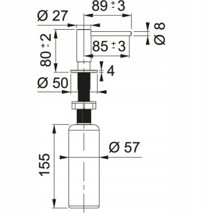 Dispenser Franke SD Atlas, 112.0717.104 6