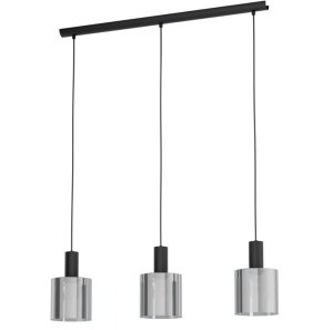 Hanging lamp EGLO Gorosiba, 3 x E27, 40W, black, 85 x 15 x 110 cm 1