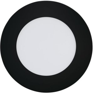 Smart recessed LED light EGLO FUEVA-Z, IP44 5.4W, 2700-6500K 600lm, black color, O11.7cm, APP 1