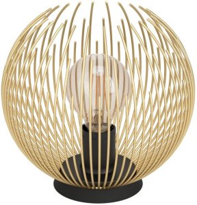 Table lamp EGLO VENEZUELA, 1 x E27, max 40W, black/gold color, O23.5xh22.5cm 1