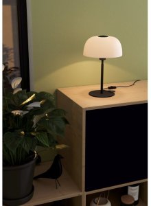 Table lamp EGLO SOLO, 1 x E27, max 40 W, black/white, O30cm, h32.5cm 2
