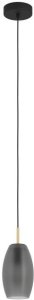 Hanging lamp EGLO Batista, 1 x E27, 40W, black, o12 x h110 cm 1