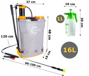 Gotel O17EA OPRYSKIWACZ CIŚNIENIOWY 2w1 AKU 16L 3