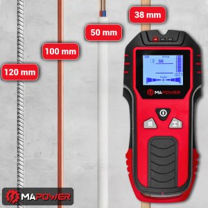 WYKRYWACZ DREWNA METALU PRZEWODÓW KABLI RUR W ŚCIANIE DETEKTOR MAPOWER 3